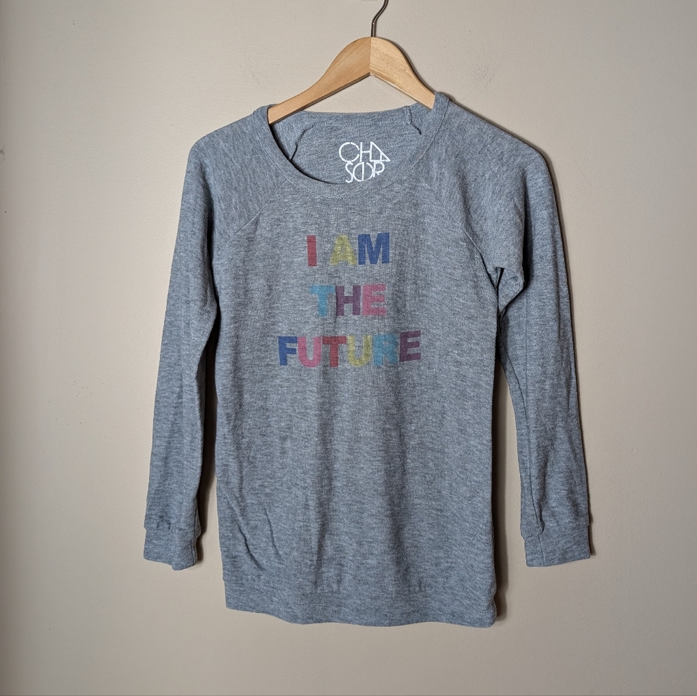Chaser "I am the future" girl's sweatshirt size 14